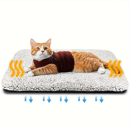 Self-Heating Pet Bed Pad with Thermal Reflective Core