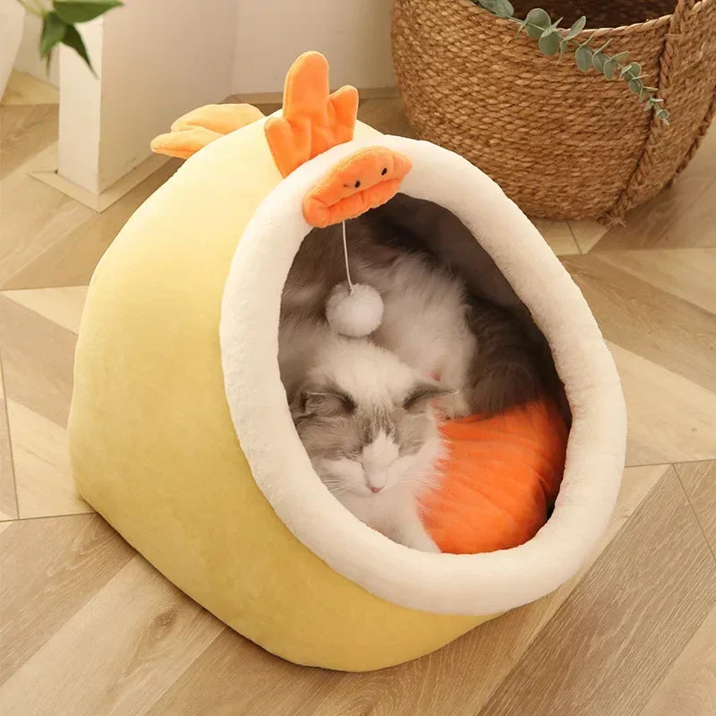 Soft Cotton Cat Bed Mat – Breathable, Cozy Lounger