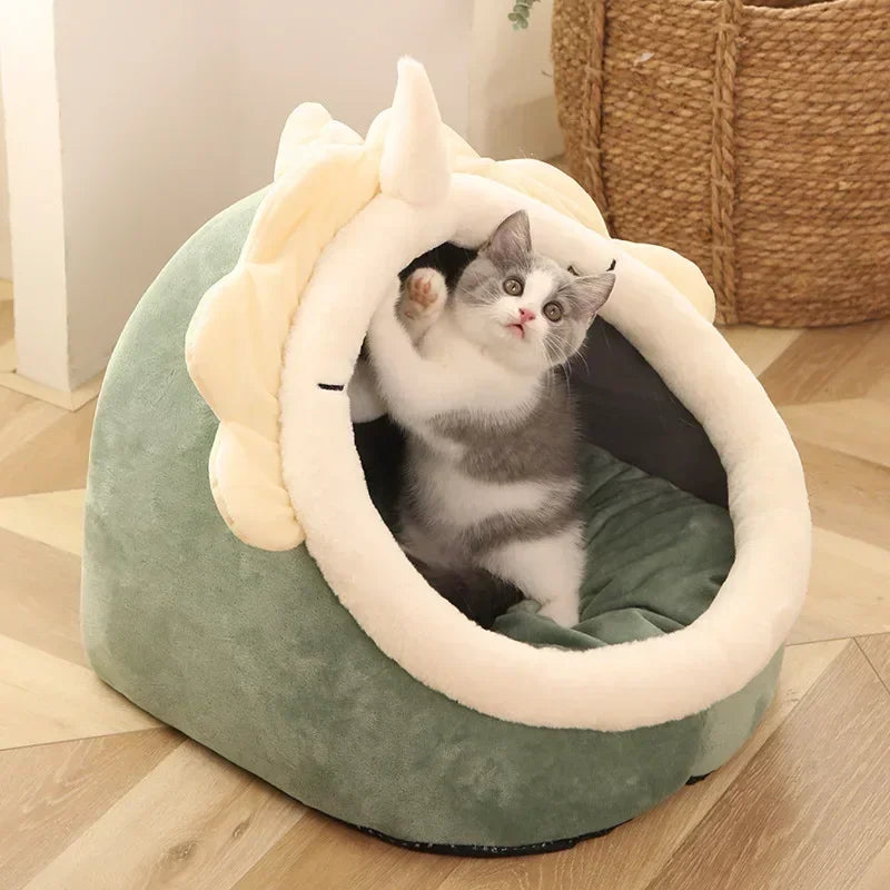 Soft Cotton Cat Bed Mat – Breathable, Cozy Lounger